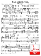 Sam mi mówiłeś - tango
muz. Jerzy Petersburski
sł. Marian Hemar
od Letycji