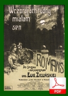 Wczoraj, ach, cudny miałam sen - romans