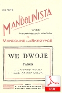 We dwoje - tango
muz. Artur Gold
sł. Andrzej Włast
od Olivera